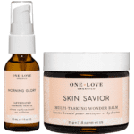 One Love Organics - balzám Skin Savior a pleťové sérum Morning Glory