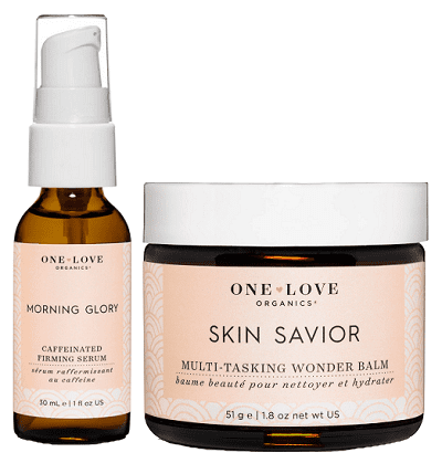 Kosmetika One Love Organics | sérum Morning Glory a balzám Skin Savior