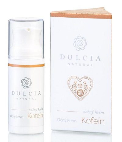 Kofeinový oční krém Dulcia (recenze)