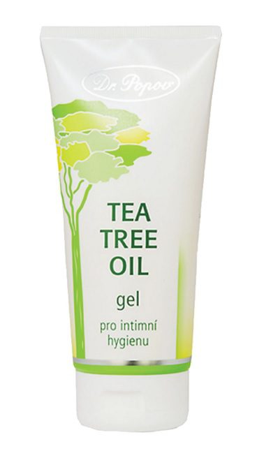 Mycí gel pro intimní hygienu s tea tree olejem Dr. Popov