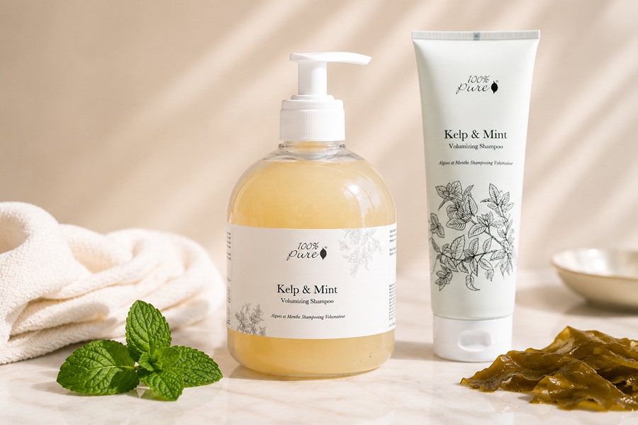 100% Pure šampon chaluhy a máta