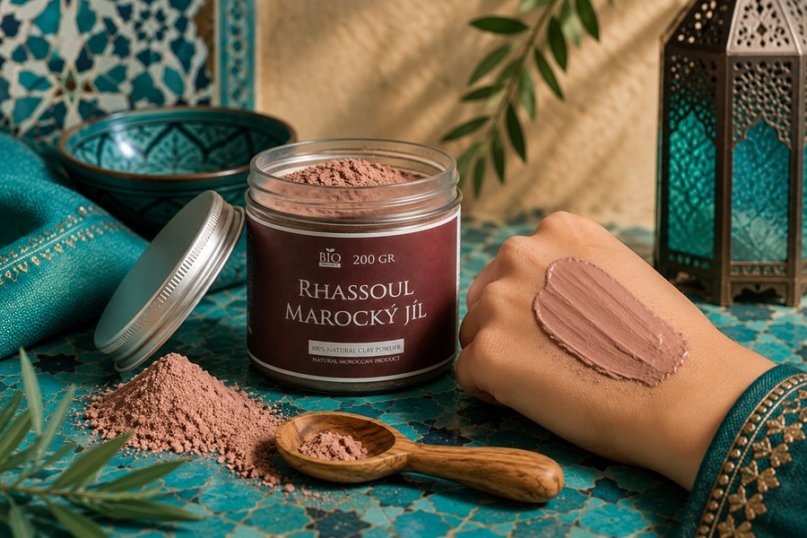 Rhassoul růžový jíl od Zahir Cosmetics