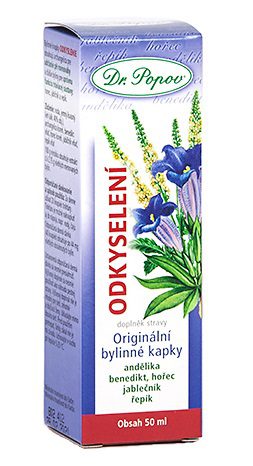 Dr. Popov - Bylinné kapky Odkyselení