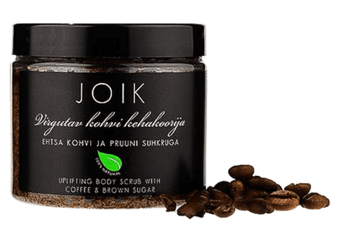 JOIK - Povznášející tělový peeling s kávou a hnědým cukrem