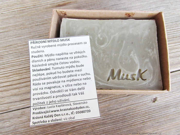 MusK - Přírodní mýdlo "Hřejivá skořice"