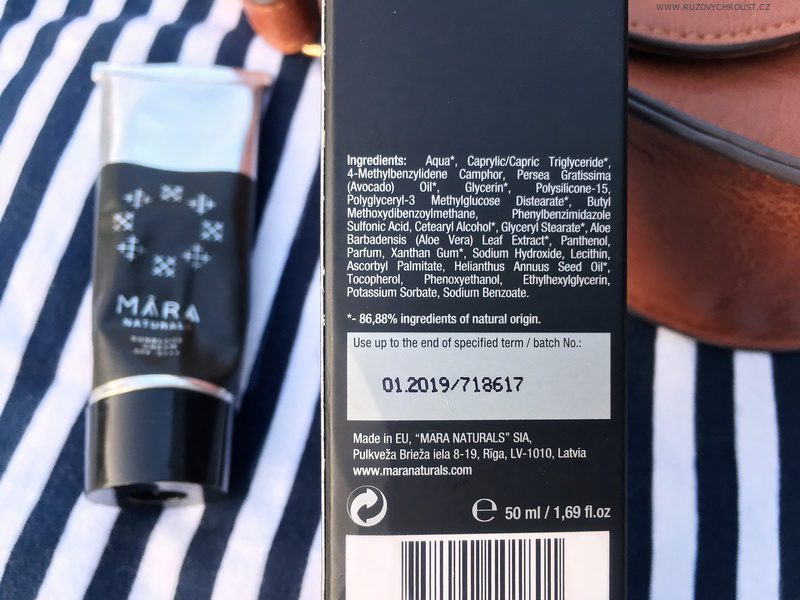 Mara Naturals - Ochranný krém SPF 30++ Bezinka