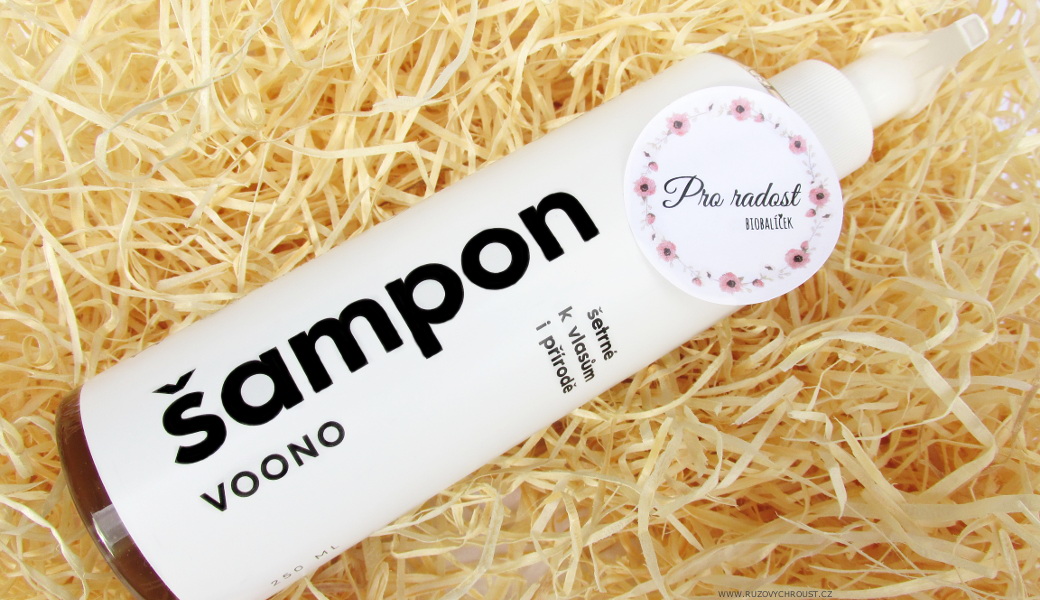 Voono - hydratační šampon pro poškozené vlasy