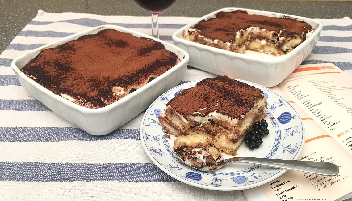 Italský dezert: Tiramisu (obrázkový recept)