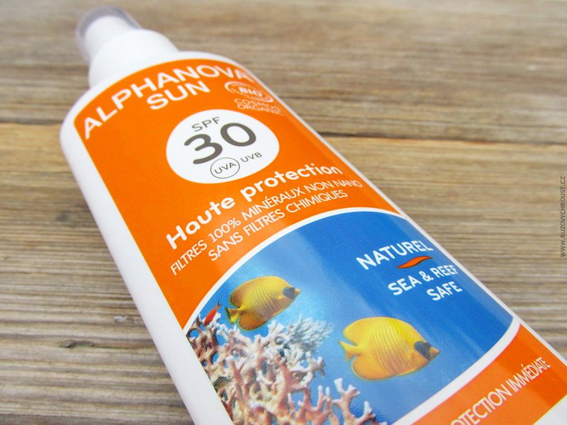 Opalovací krém Alphanova SPF30