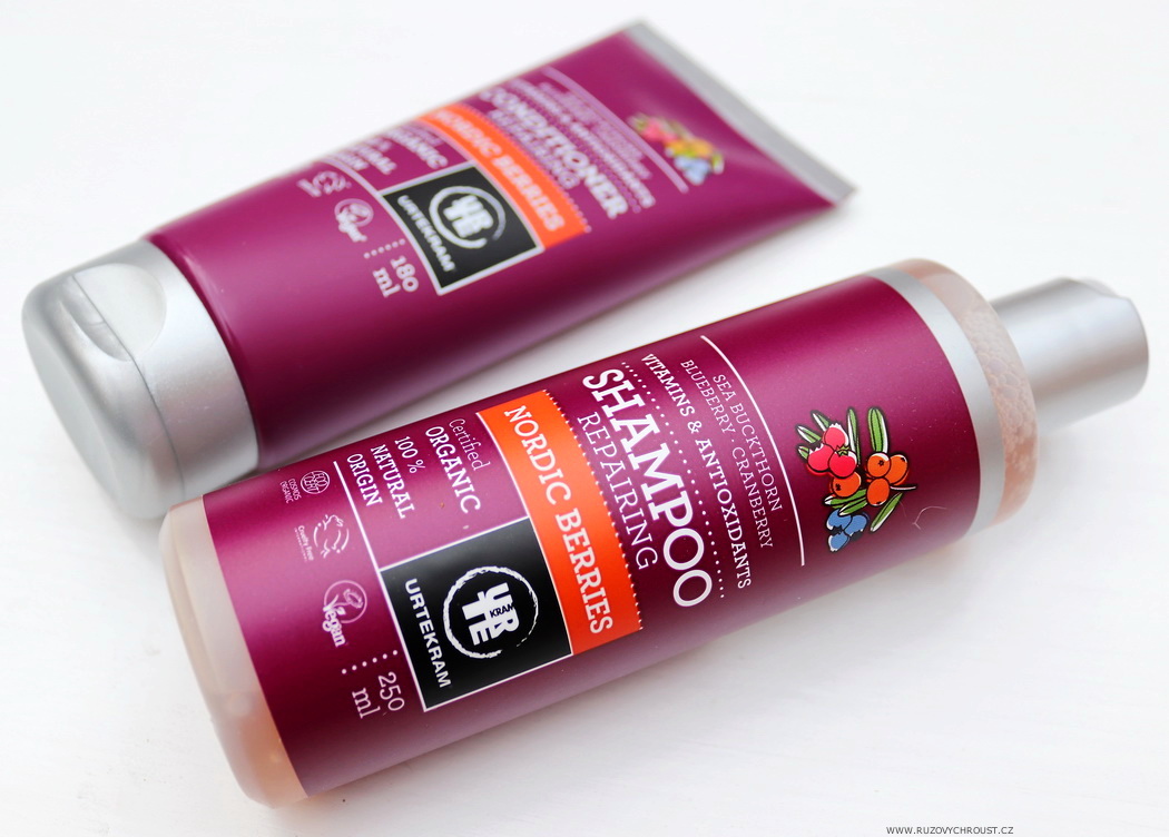 Urtekram - šampon a kondicionér Nordic Berries