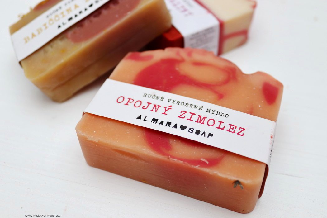 Přírodní mýdla Almara Soap | Božské maliny, Babiččina zahrádka a Opojný zimolez