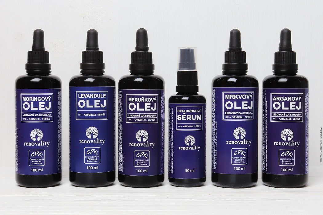 Olejíčky a hyaluronové sérum Renovality (recenze)