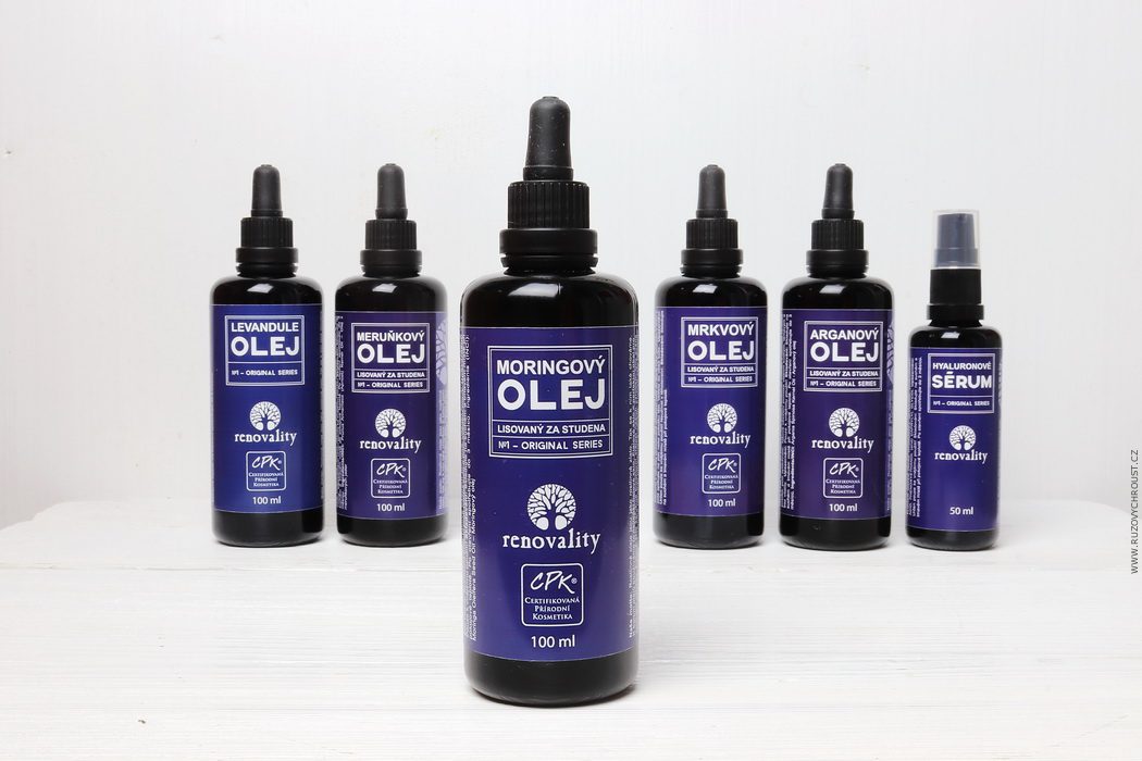 Olejíčky a hyaluronové sérum Renovality (recenze)