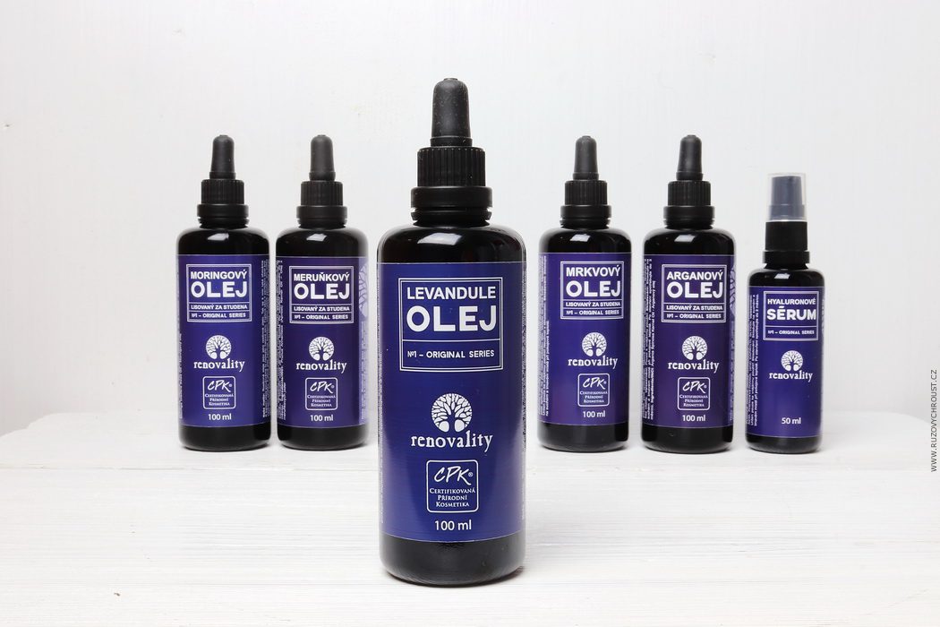 Olejíčky a hyaluronové sérum Renovality (recenze)