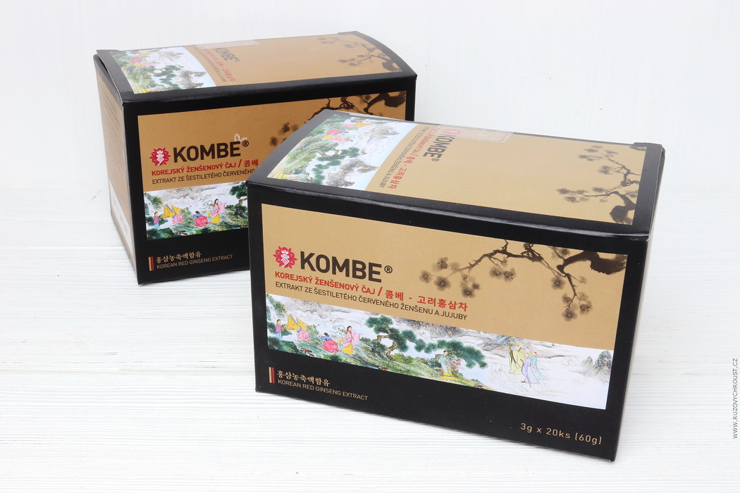 Korejský ženšenový čaj Kombe (recenze)