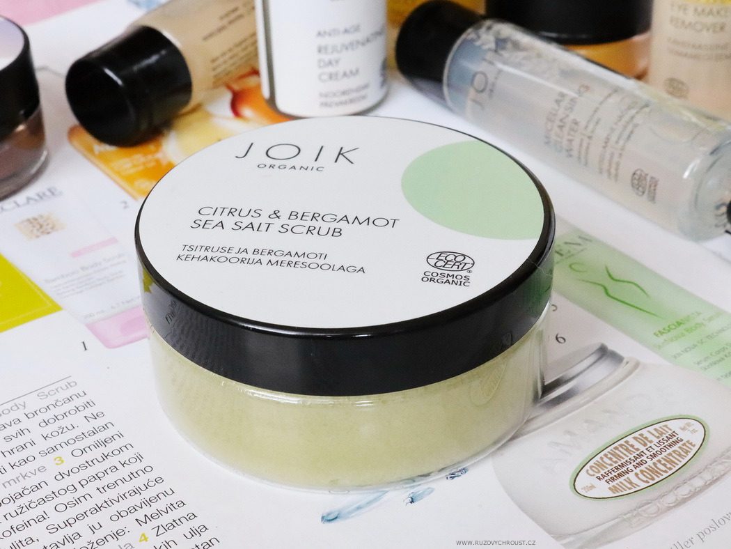 JOIK Citrus & Bergamot sea salt scrub (This year I will pack my gifts early)