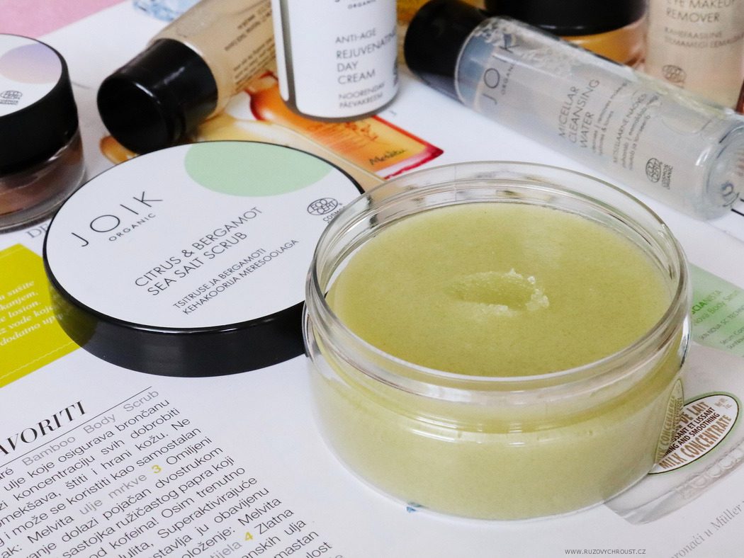 JOIK Citrus & Bergamot sea salt scrub (This year I will pack my gifts early)