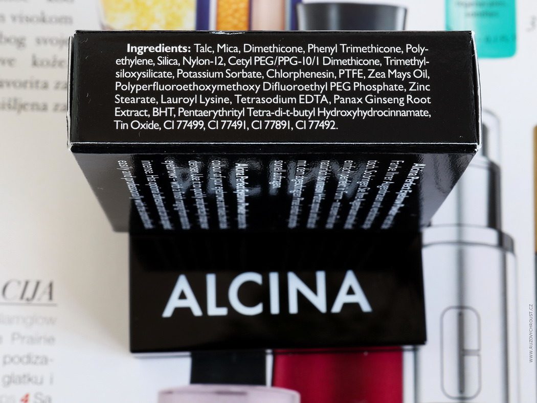 Líčení očí a obočí od Alcina a Dr. Hauschka