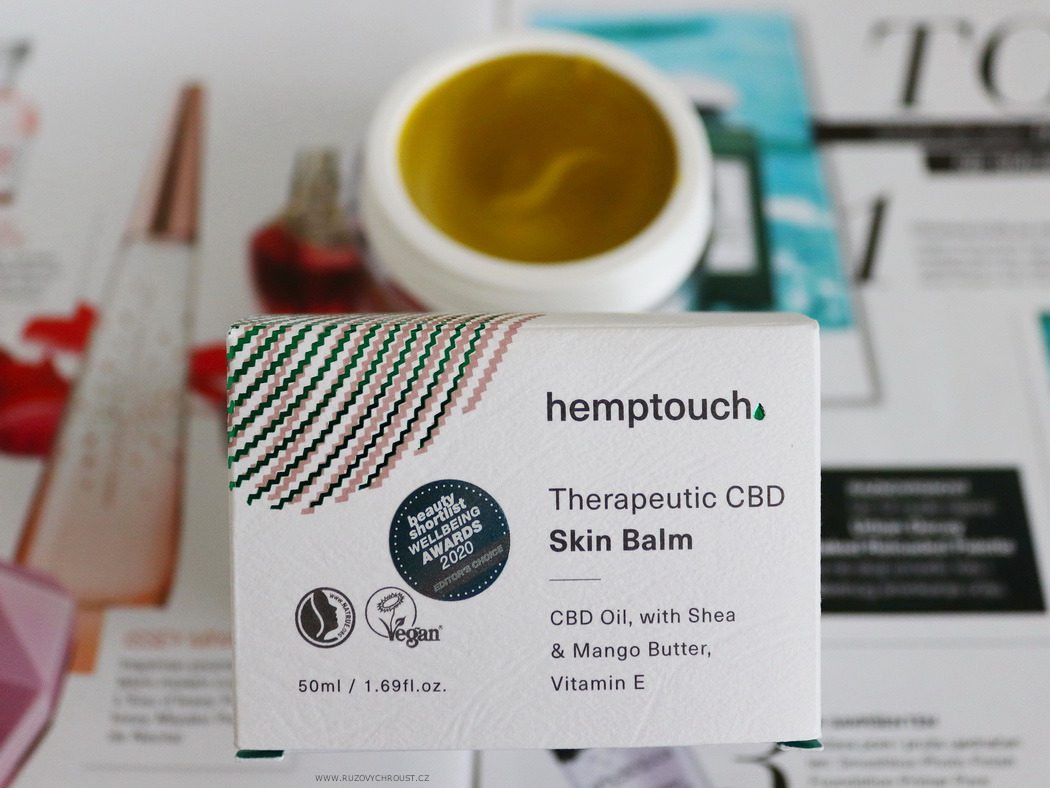 Hemptouch terapeutický balzám s CBD ke zklidnění svědění a pálení kůže, proti záděrám, oparům a k ošetření popraskaných rtů