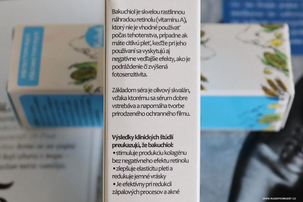 Kvitok pleťové sérum Bakuchiol - rostlinná náhrada retinolu proti vráskám