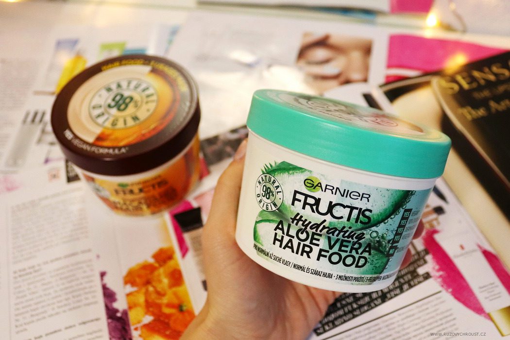 Garnier Fructis Hair Food maska na vlasy Macadamia a Aloe vera