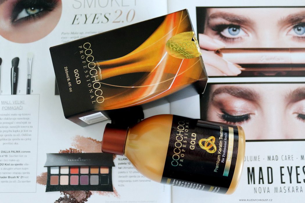 Brazilský keratin Cocochoco Gold (recenze)