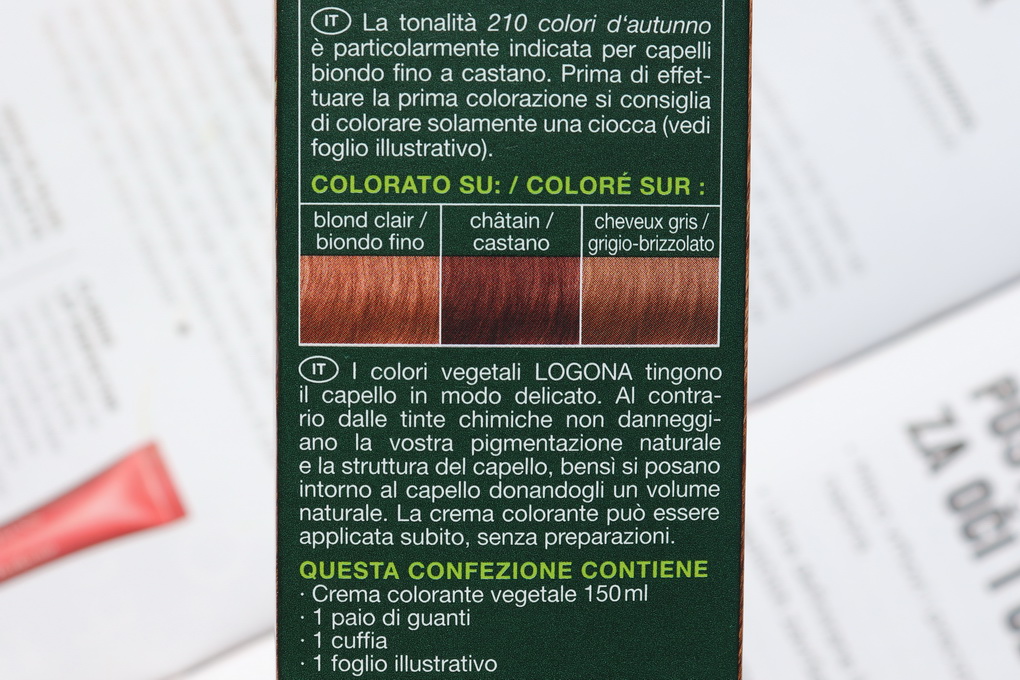 Barva na vlasy Logona Color Creme - odstín 210