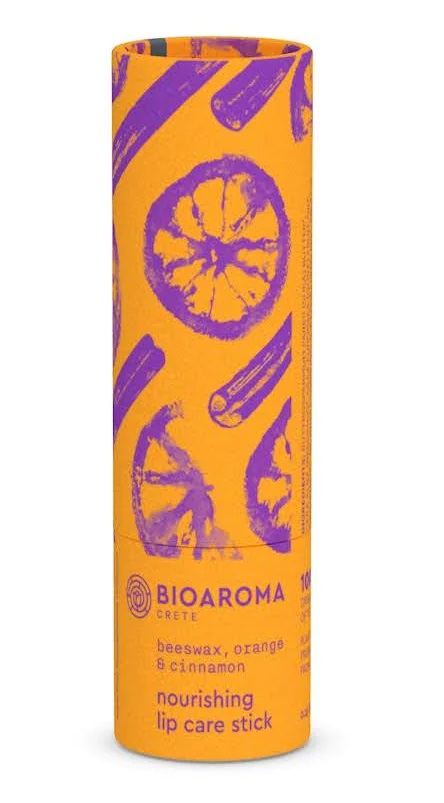 BioAroma balzám na rty pomeranč, skořice, vanilka a 100% včelí vosk