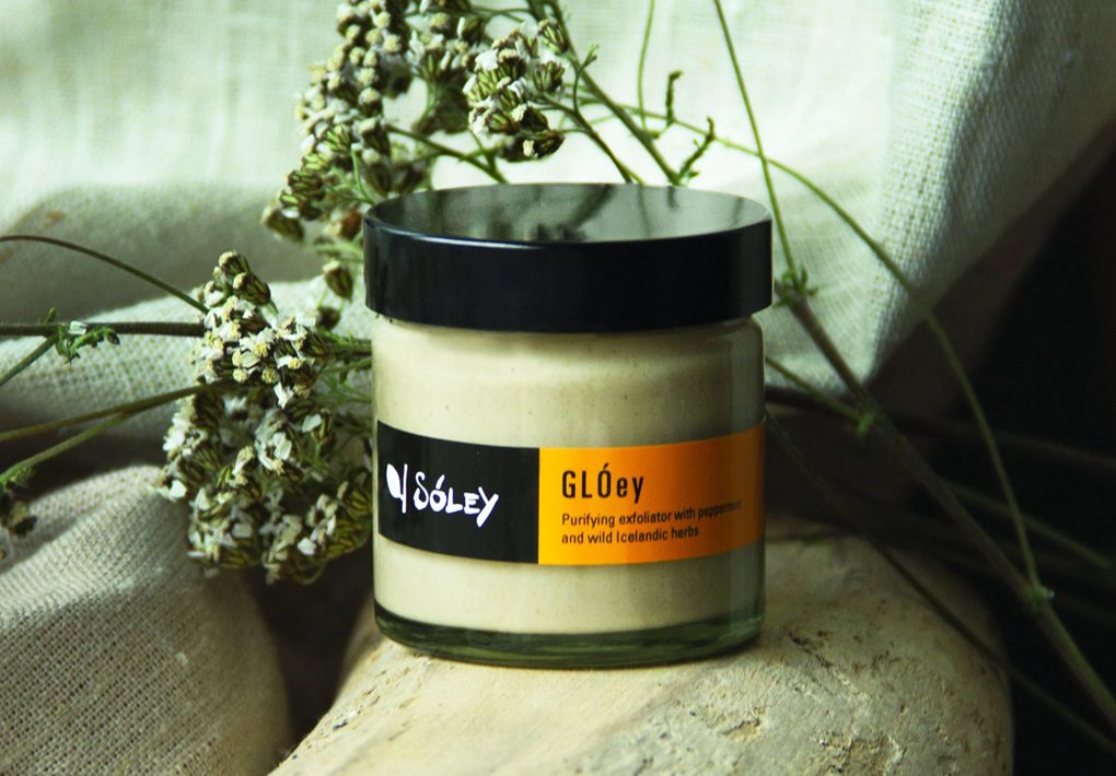 Přírodní kosmetika Sóley Organics - jemné pleťové mléko Hrein a čisticí exfoliační krém GLÓey