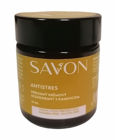 Přírodní deodorant s kamencem, meduňkou a čajovníkem | Antistres od Savon (recenze)