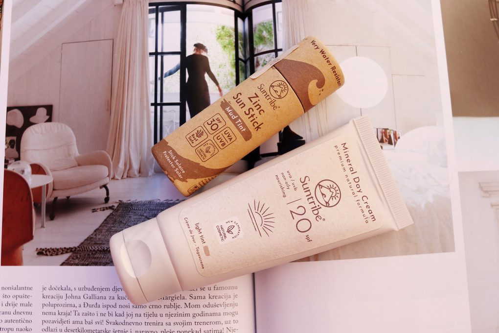 Suntribe tónovaný denní krém SPF 20 a opalovací tyčinka se zinkem SPF 30 | nejlepší opalovací krémy! - 2 recenze