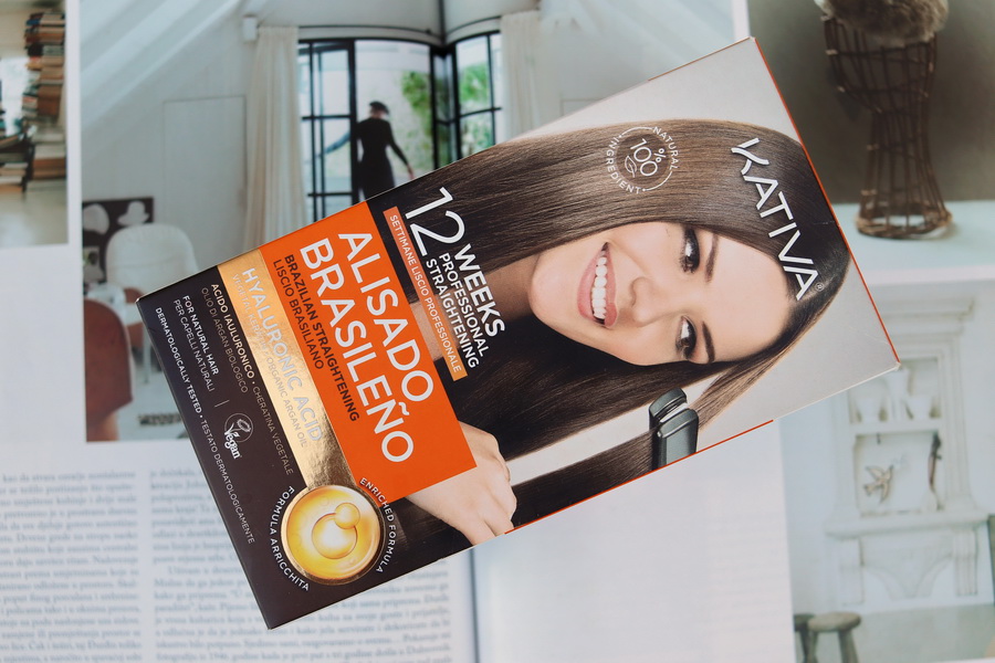 brazilský keratin Kativa pro použití se žehličkou