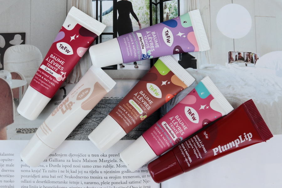 tónovací balzámky Trew, GlowLip a PlumpLip