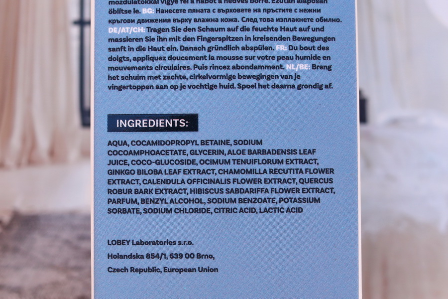 složení pěny pro dvoufázové odličování