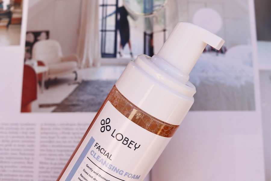 pumpička obličejové mycí pěny Lobey