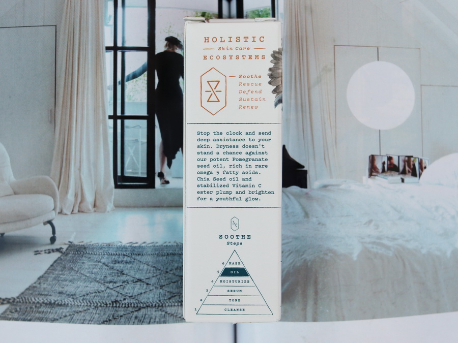 papírová krabička od koncentrátu Blissoma Timeless