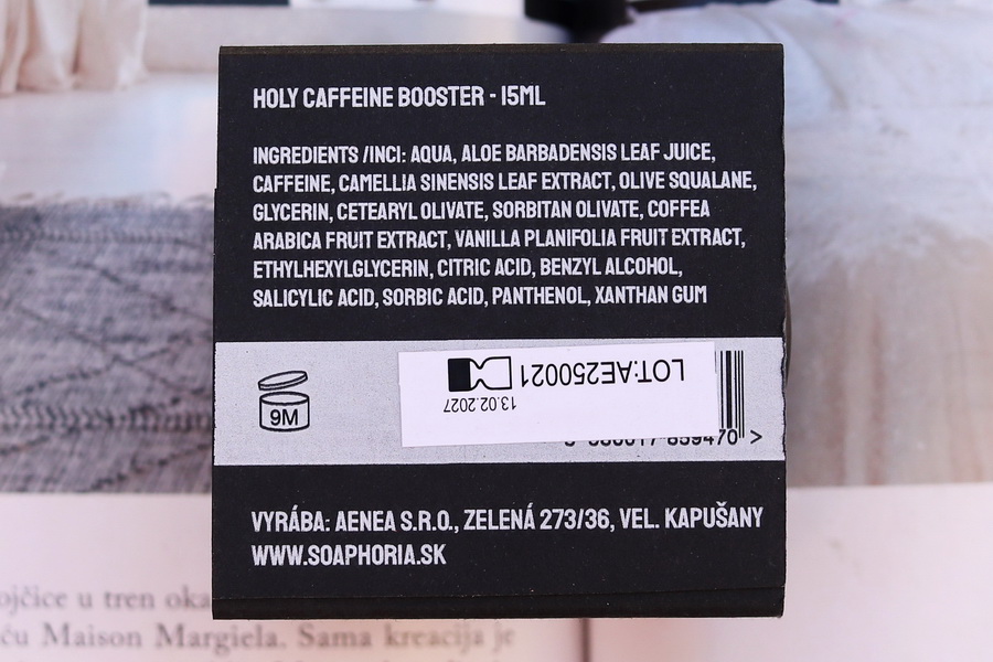 složení očního krému Soaphoria