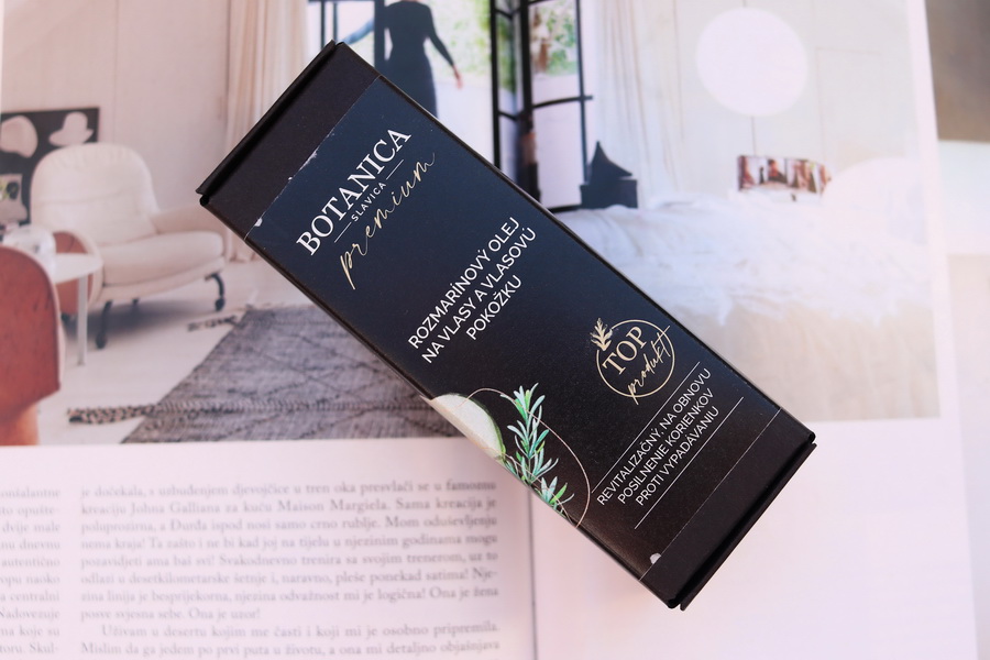 krabička rozmarýnového oleje Soaphoria