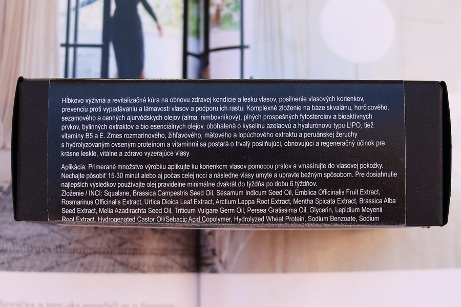 složení oleje proti padání vlasů Soaphoria