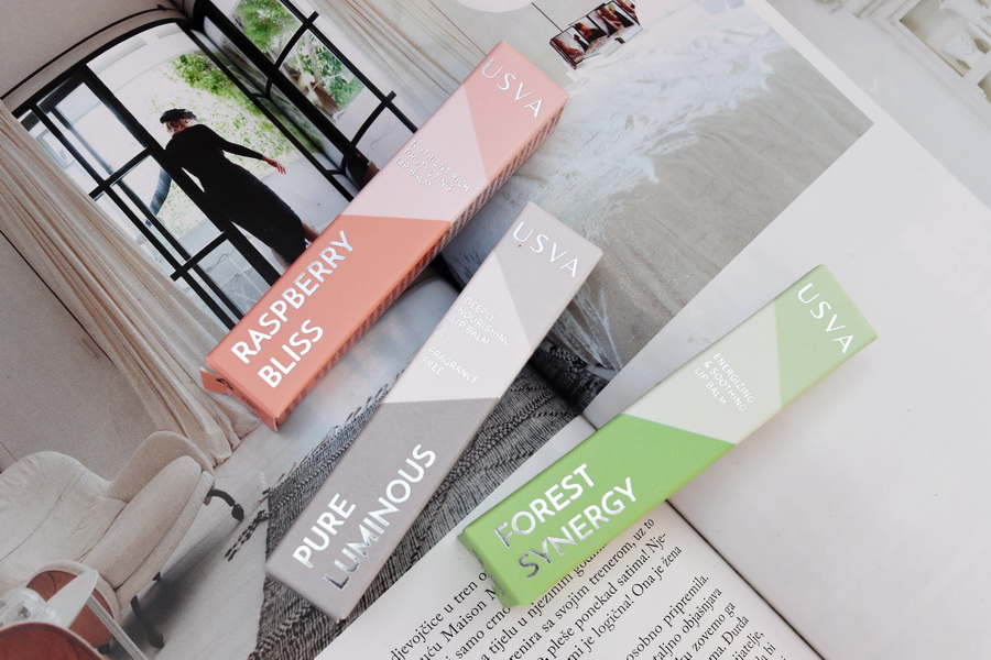 značka USVA a jejich 3 balzámky na rty