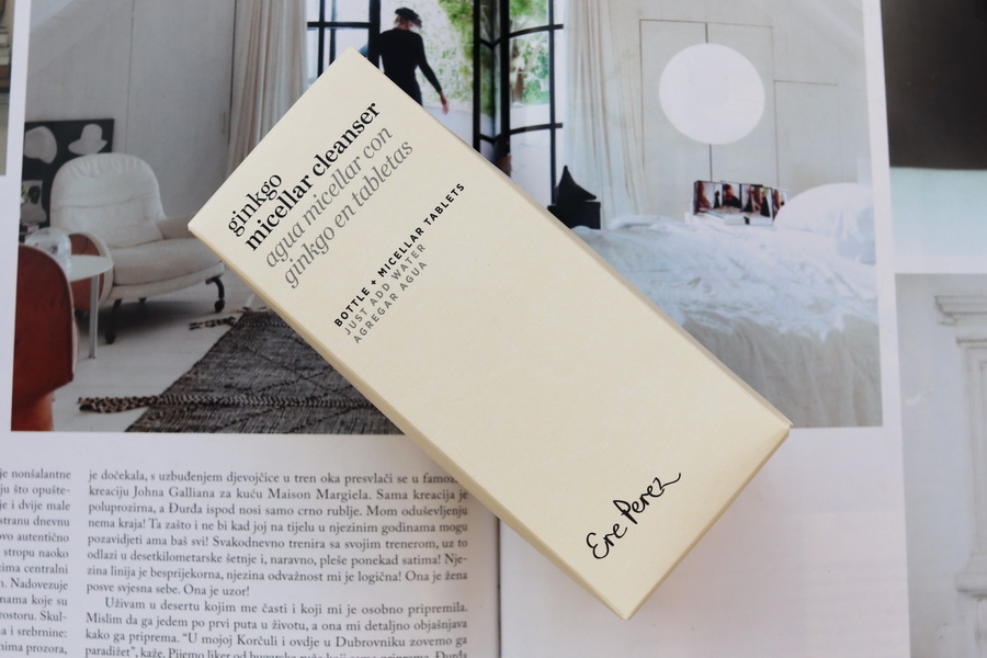 papírová krabička od micelárky