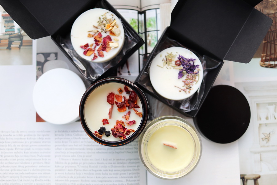 sojové vosky a svíčky Soaphoria