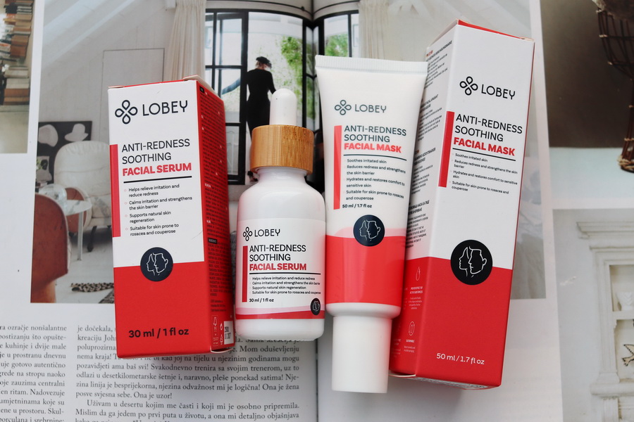 Lobey Anti-Redness řada - maska a sérum