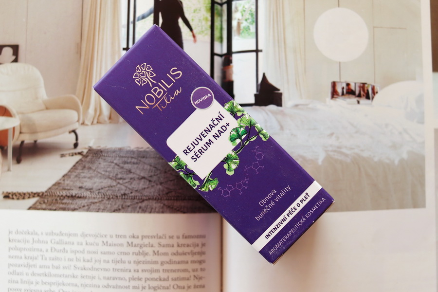 rejuvenační sérum NAD+ Nobilis Tilia - krabička