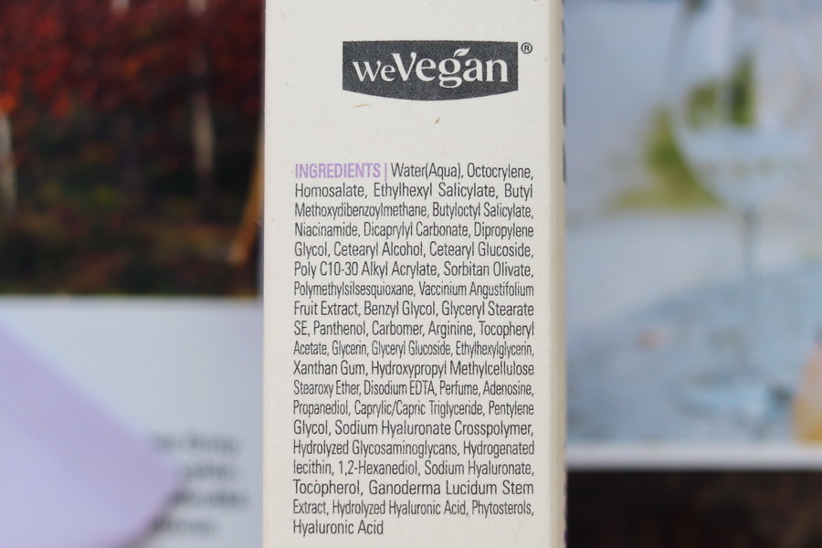 Hydratační opalovací krém Frudia Blueberry SPF 50 (recenze) 5 složení opalovacího krému Frudia Blueberry SPF 50