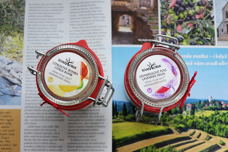 Soaphoria: tělové suflé Levandulové pole a Citrusová bomba (2 recenze) 2 tělové suflé Soaphoria