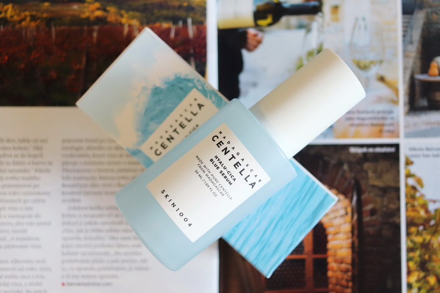 hyaluronové sérum Hyalu-Cica Blue Serum od SKIN1004