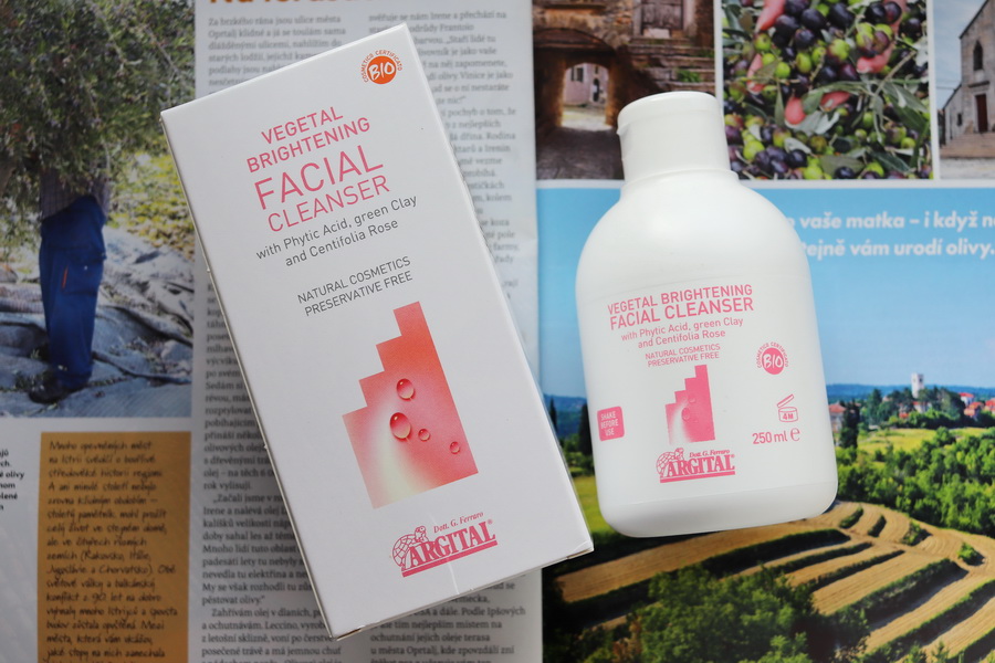 Pleťová péče Argital: jílová maska, mycí gel, tonikum, olej na dekolt a pleťový olej (5 recenzí) 7 čisticí gel Argital