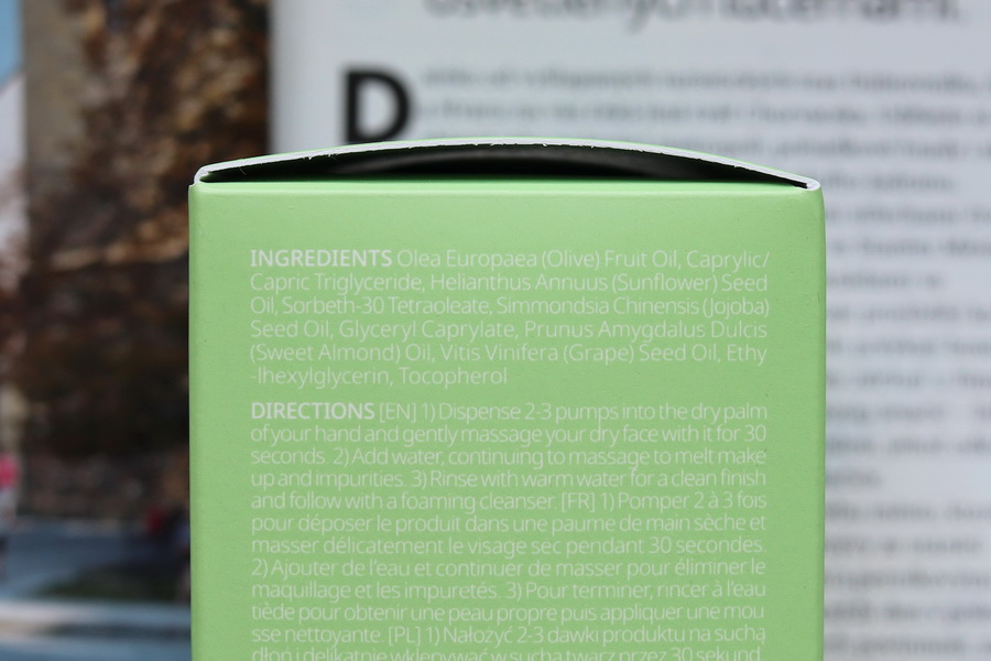 PURITO From Green Cleansing Oil: hydrofilní odličovací olej (recenze) 7 složení oleje