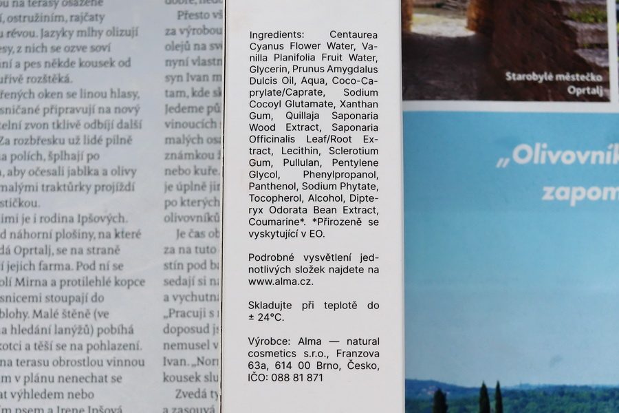 Alma: sérum AME, pleťový krém SÁNTÍ, tělový krém VALENSOLE a čisticí emulze (4 recenze) 5 IMG 5571